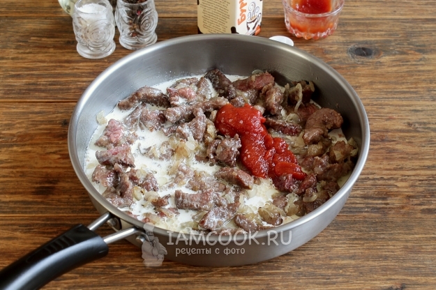 Бефстроганов из говядины со сливками (классический рецепт)